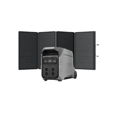 EcoFlow DELTA Pro 3 Portable Power Station (4096Wh / 4000W) Surge 8000W - Black